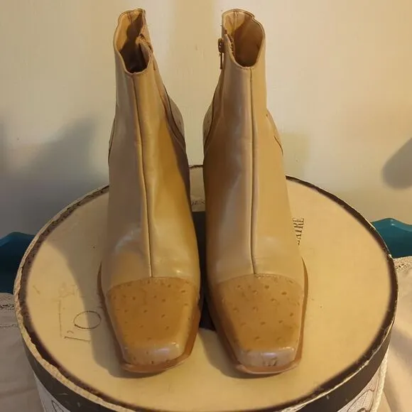 - Cloud Walkers Vintage Leather Ankle Boots Made in Brazil