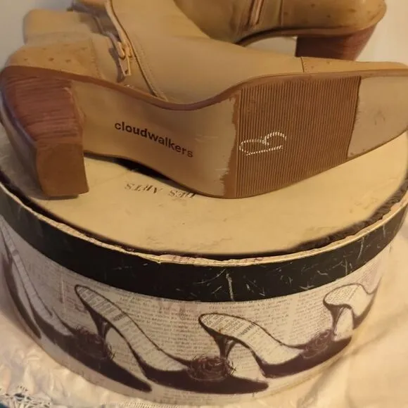 - Cloud Walkers Vintage Leather Ankle Boots Made in Brazil