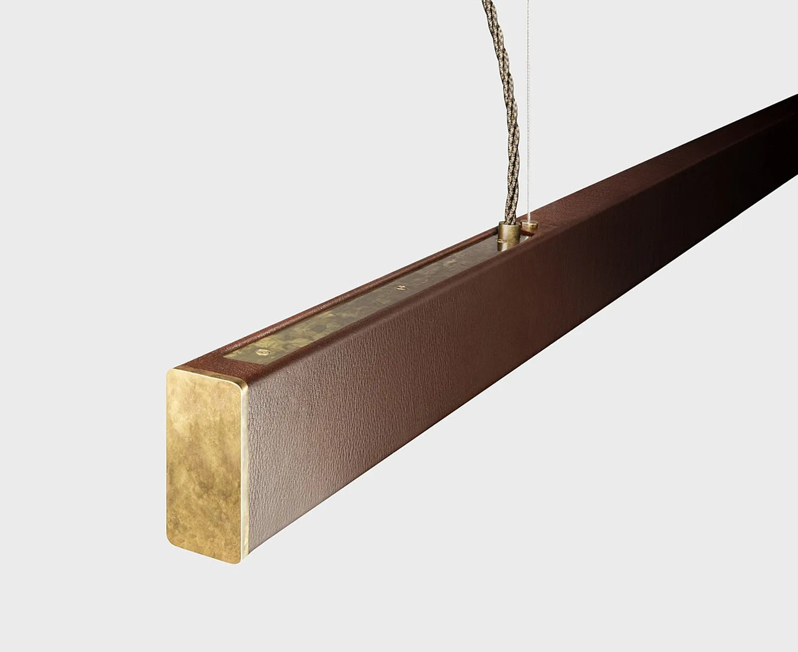 2x4 Leather Pendant - 6'