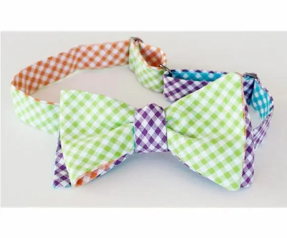 8-Way Check Bow Tie