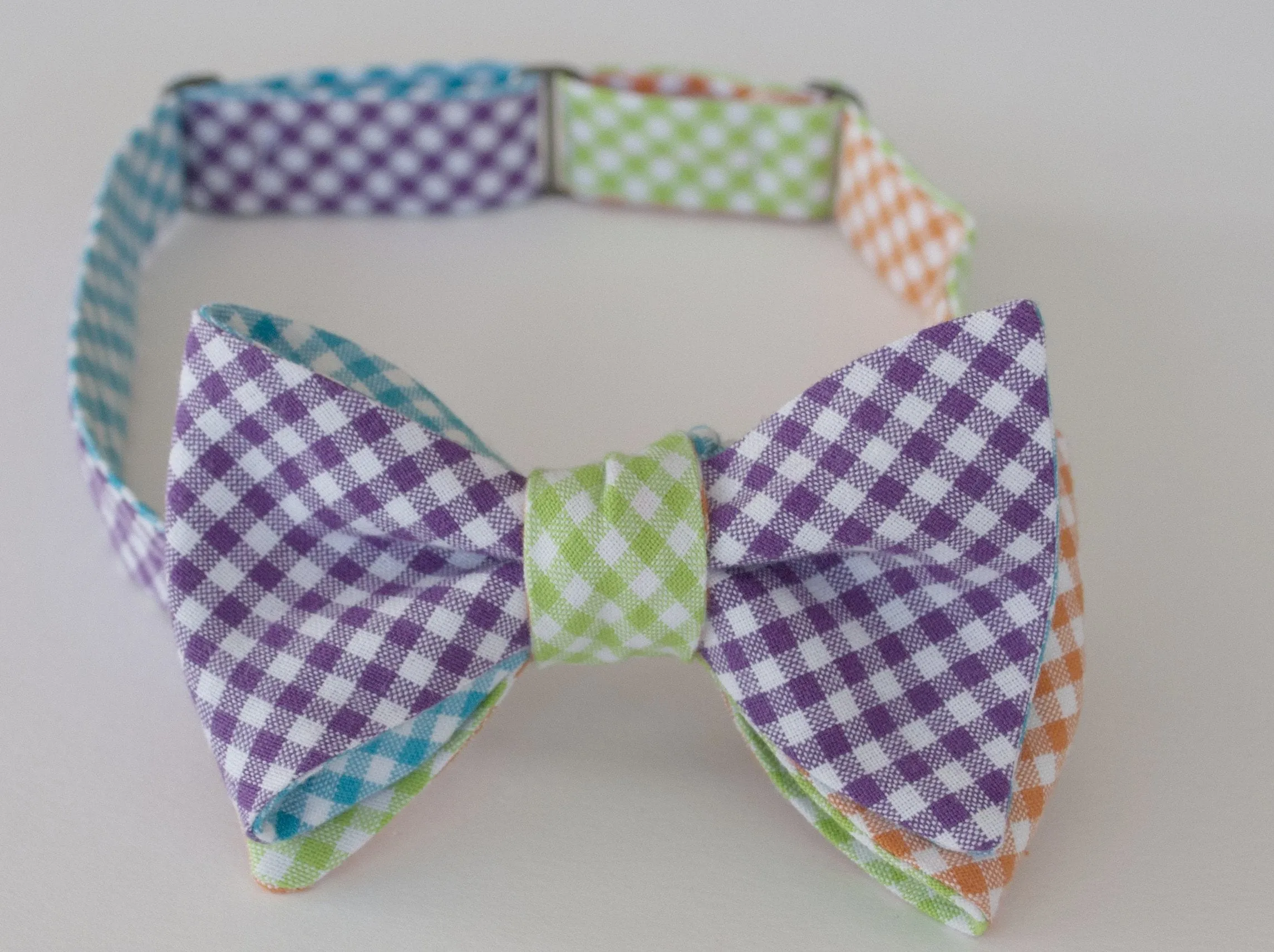 8-Way Check Bow Tie
