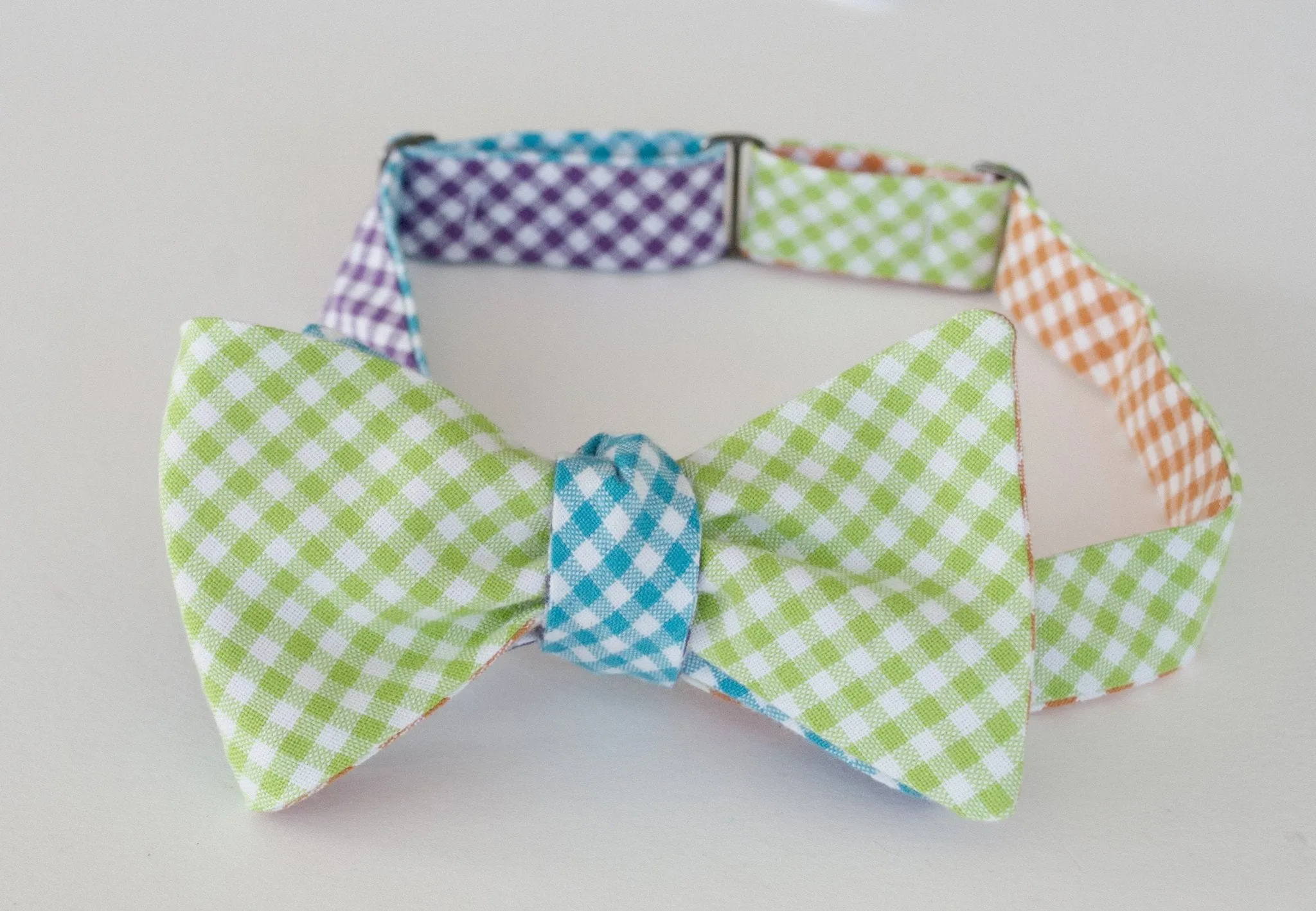 8-Way Check Bow Tie