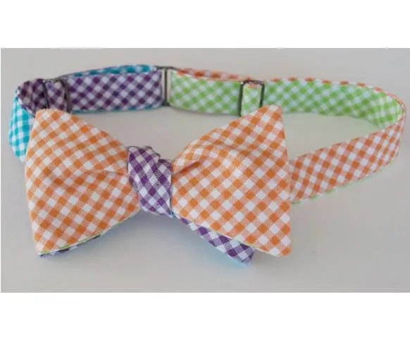 8-Way Check Bow Tie