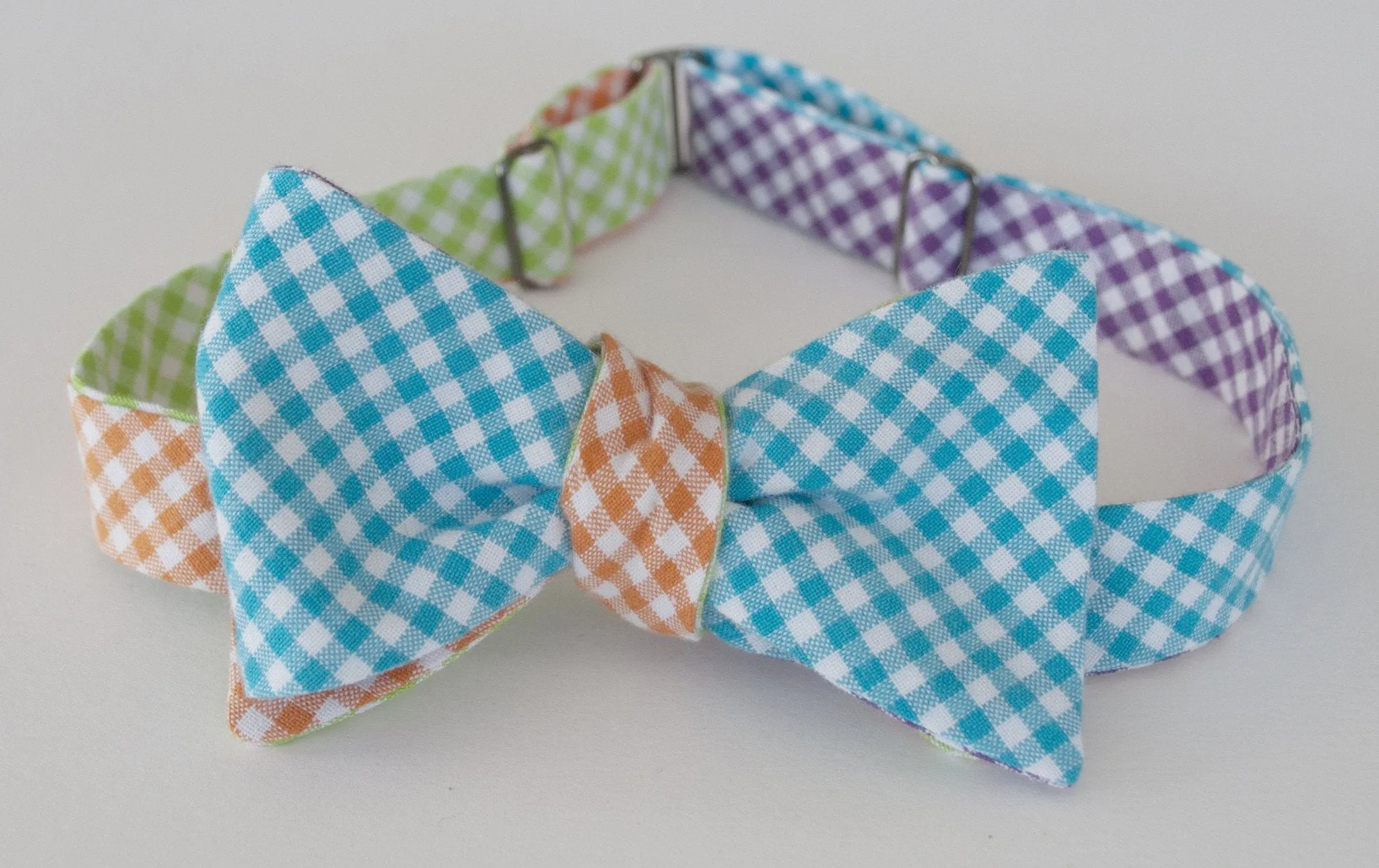 8-Way Check Bow Tie