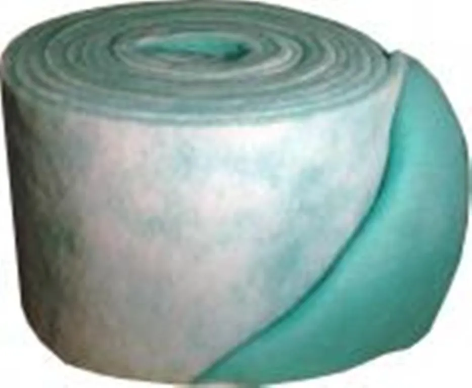 90' Roll 1" Thick Antimicrobial Polyester Filter Media Green/White - Environet - HVAC Furnace - Choose Width