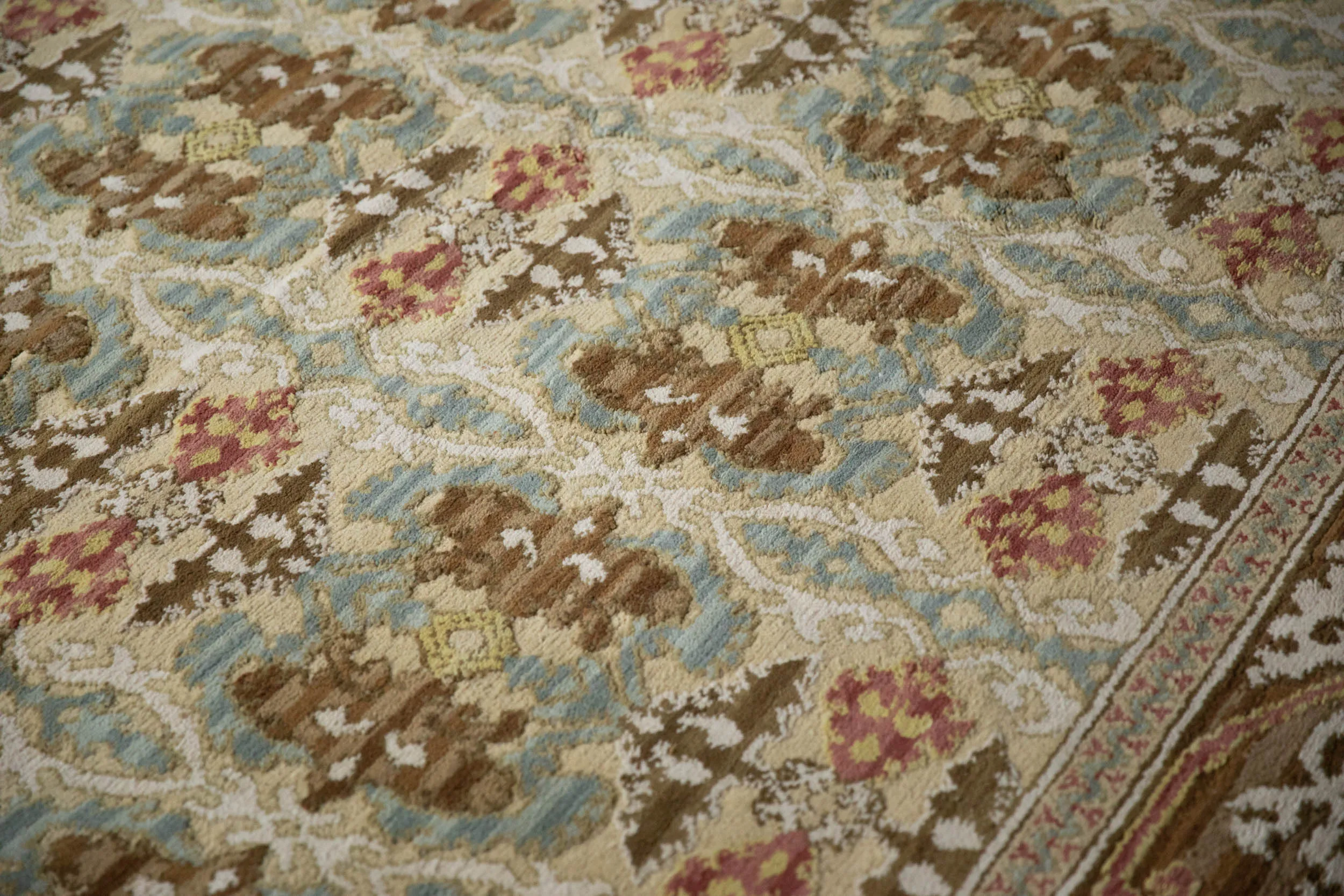 9x12 Vintage Spanish Arts And Crafts Design Carpet