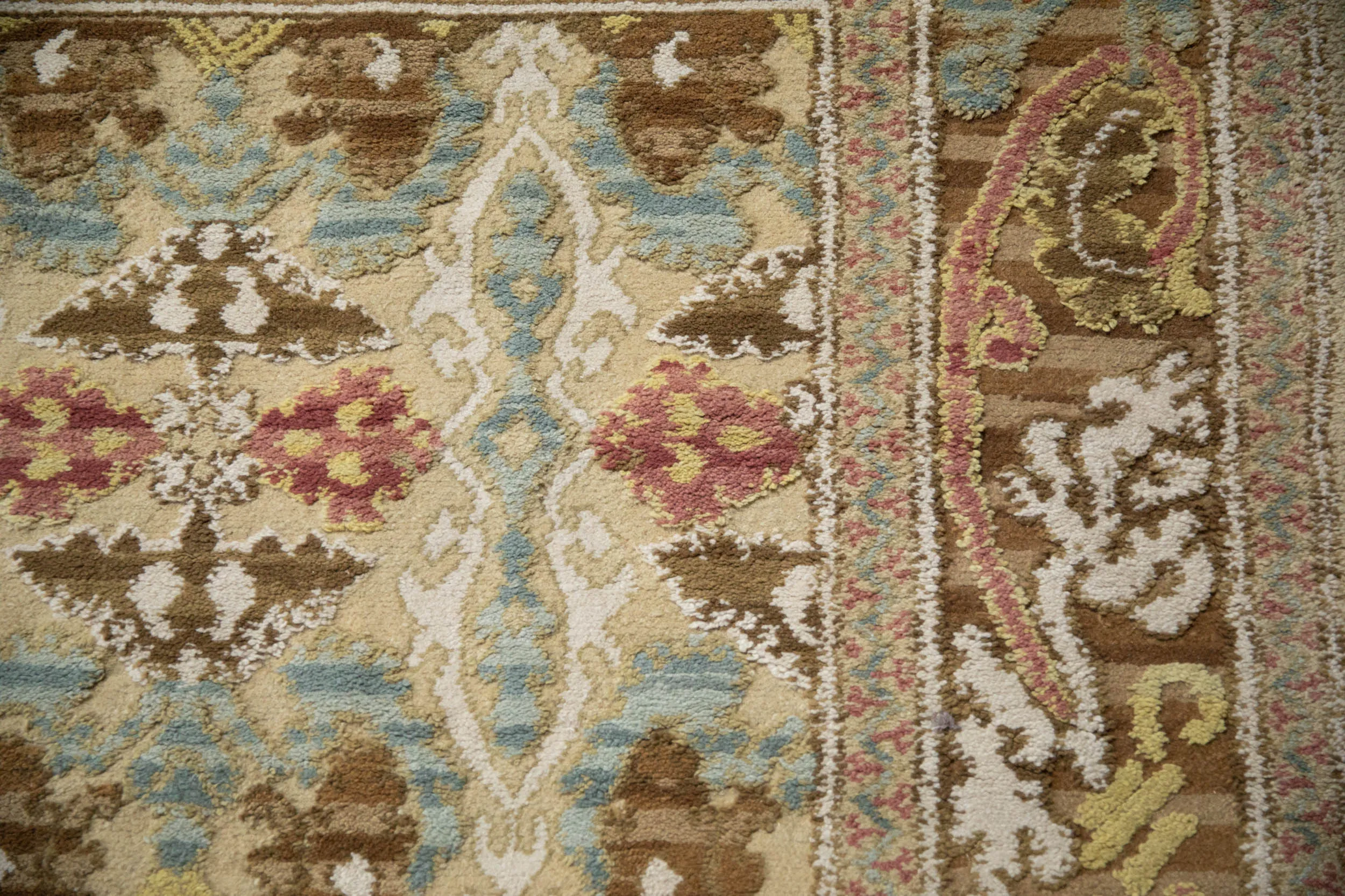 9x12 Vintage Spanish Arts And Crafts Design Carpet
