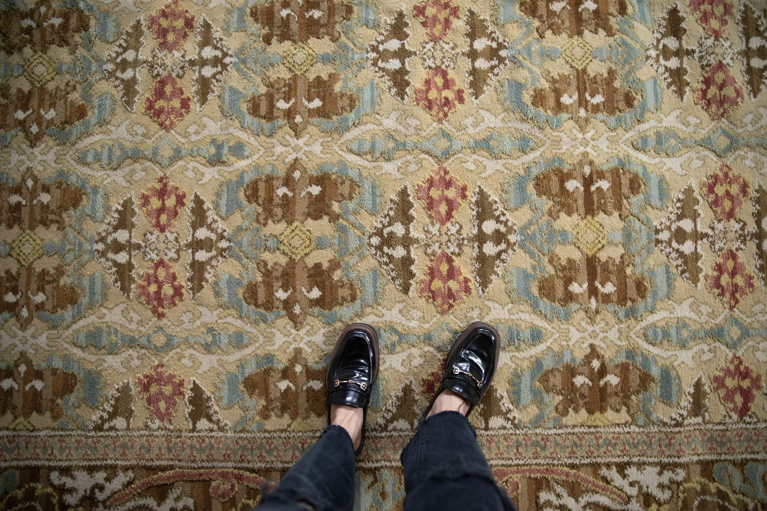 9x12 Vintage Spanish Arts And Crafts Design Carpet