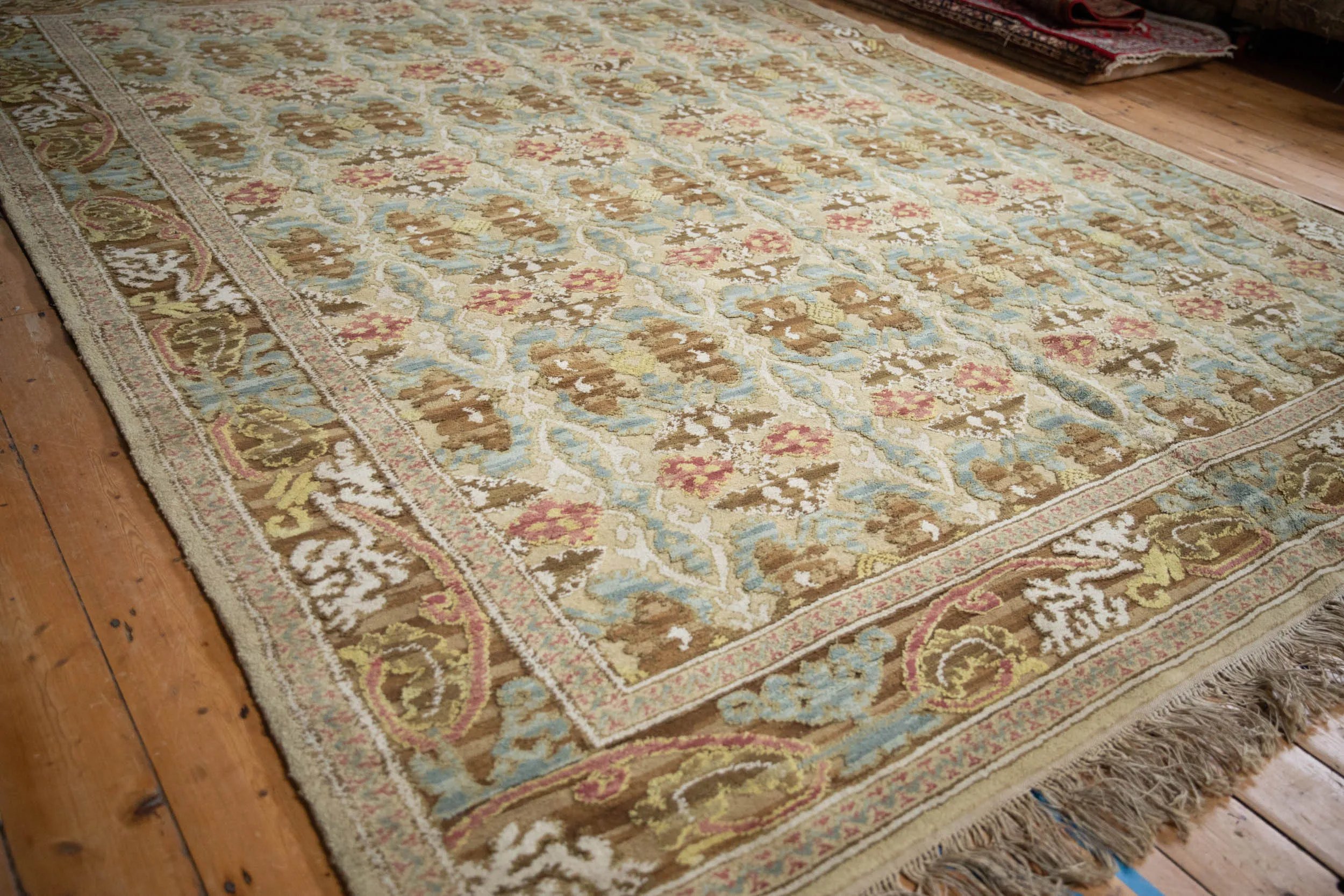 9x12 Vintage Spanish Arts And Crafts Design Carpet