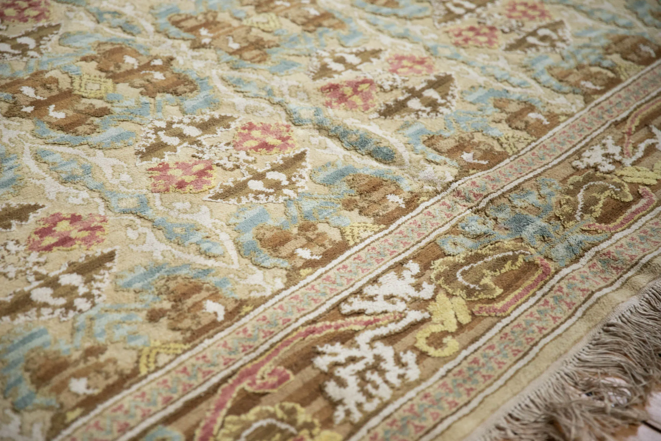 9x12 Vintage Spanish Arts And Crafts Design Carpet