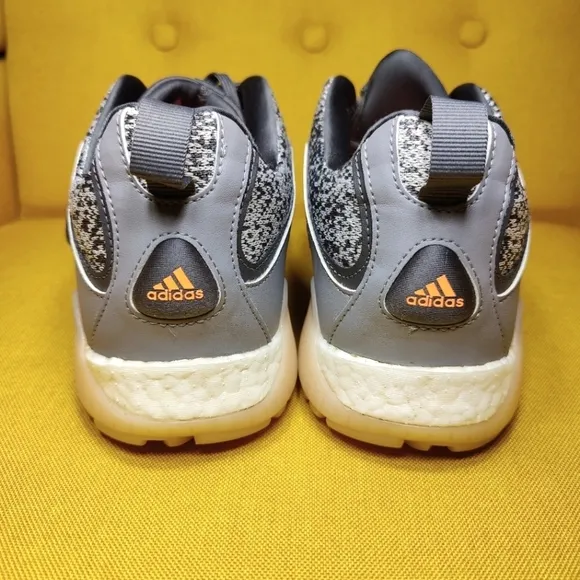 Adidas Men's Codechaos 21 Primeblue Gray White Spikeless Golf Shoes Size 12.5