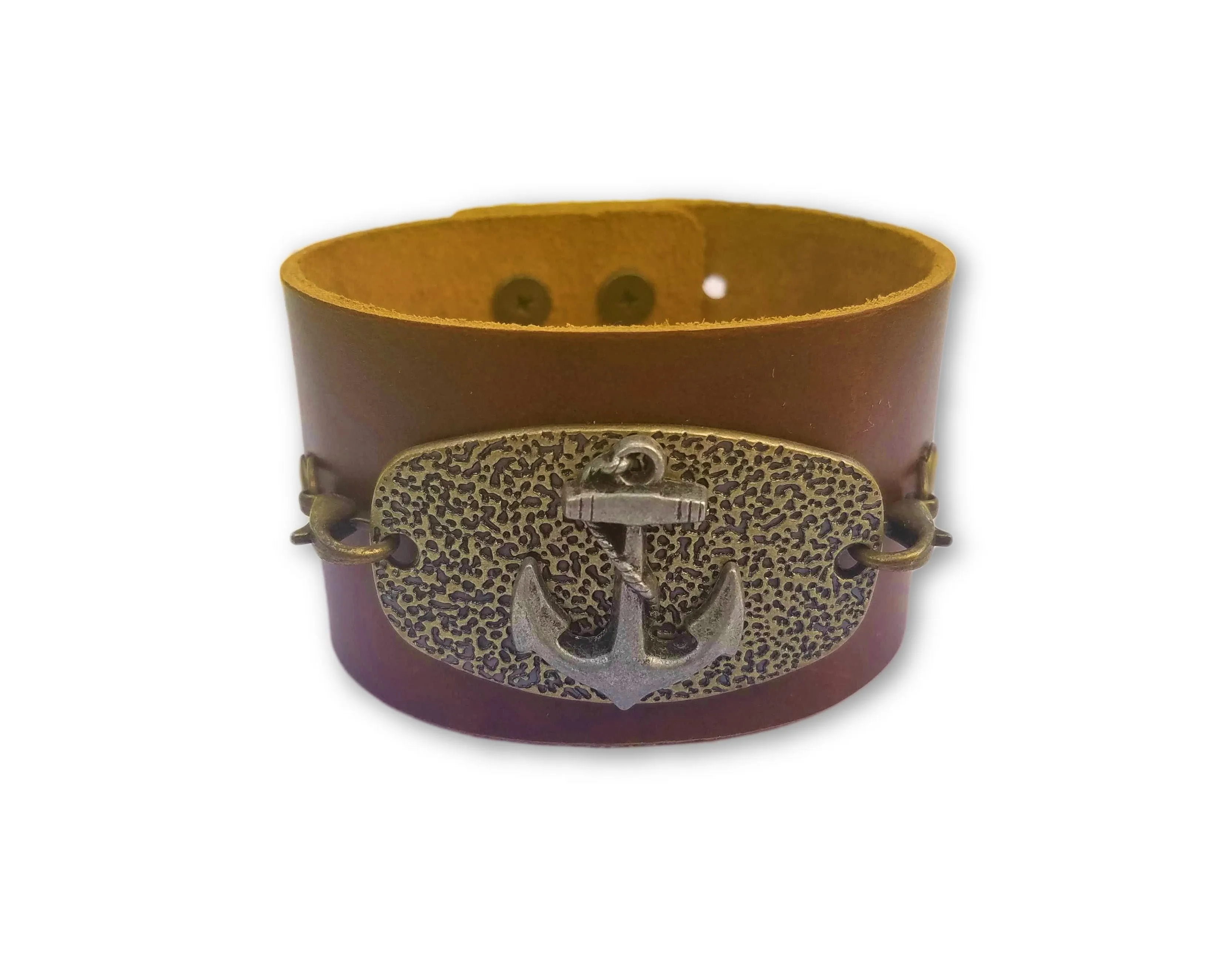 Anchor - Leather Bracelet