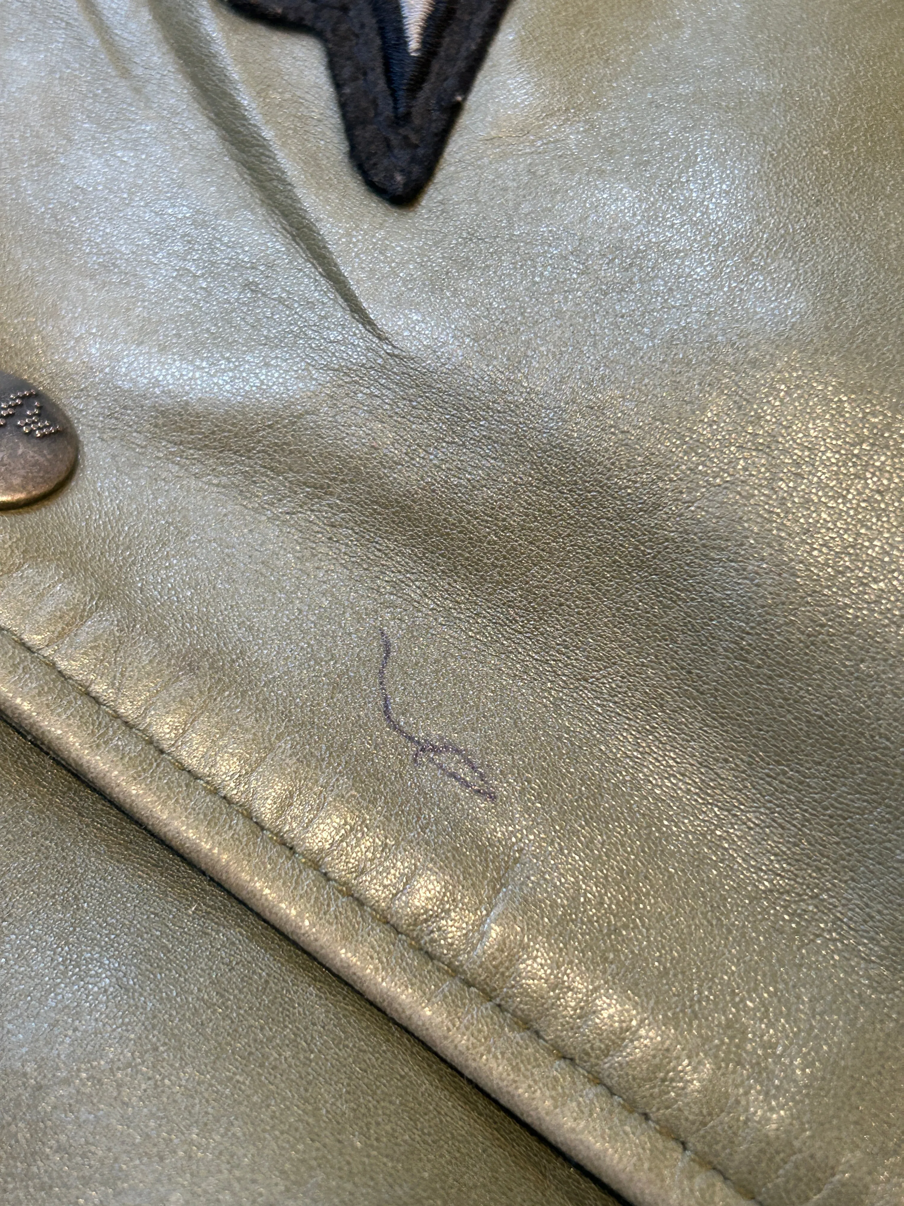 Avirex 90's Leather Jacket XL