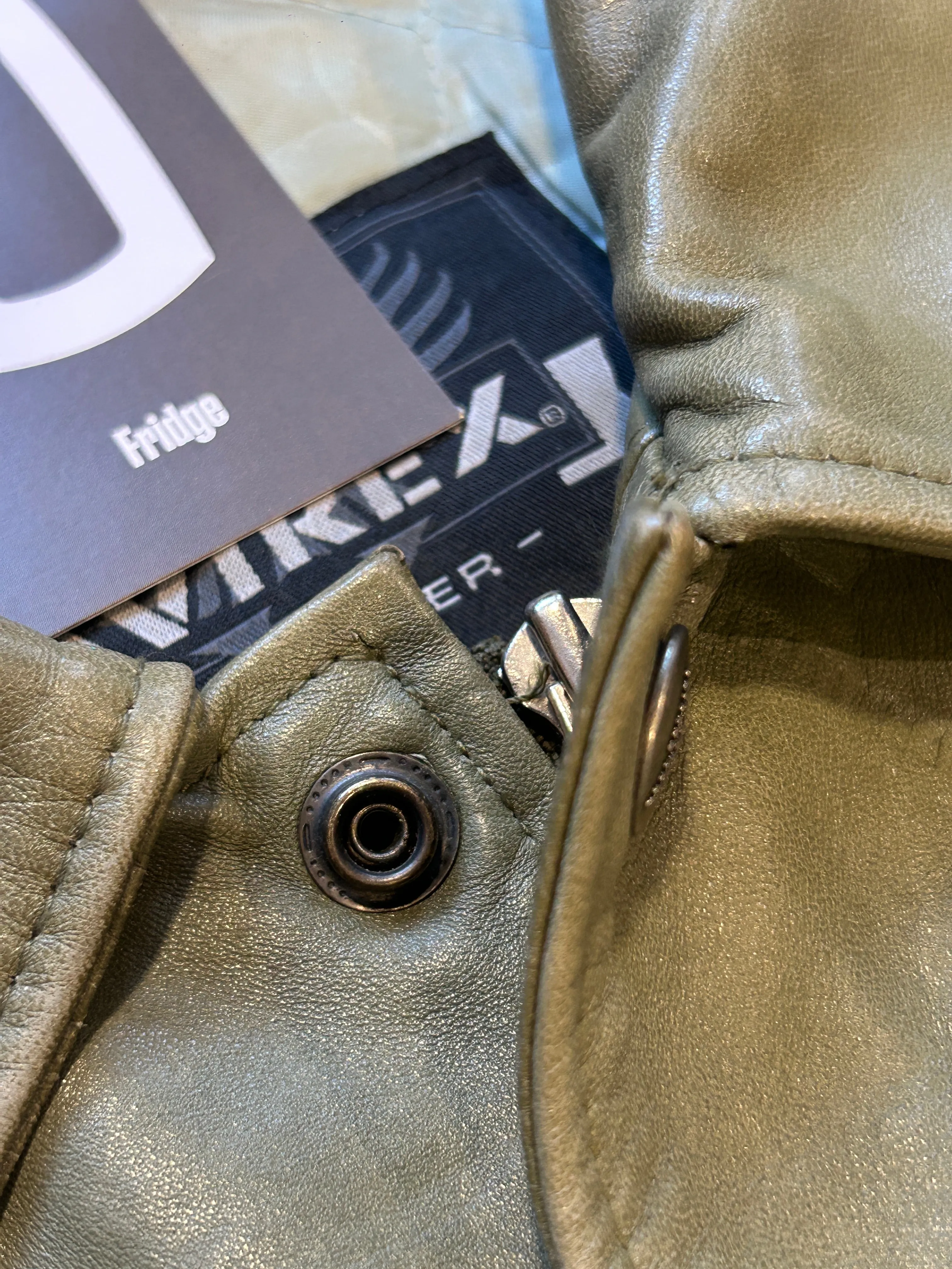 Avirex 90's Leather Jacket XL