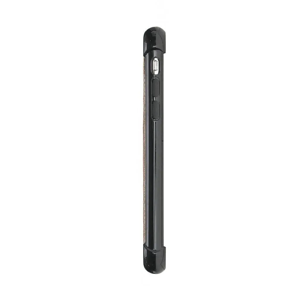 Back Cover Leather Case with Extra Edge Protected for Apple iPhone X Series