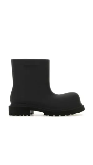 Balenciaga Steroid logo-embossed ankle boots