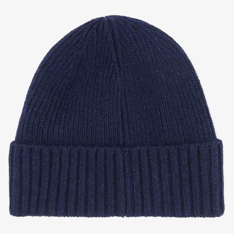 BARBOUR Carlton Beanie Hat in Navy