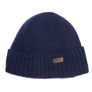 BARBOUR Carlton Beanie Hat in Navy