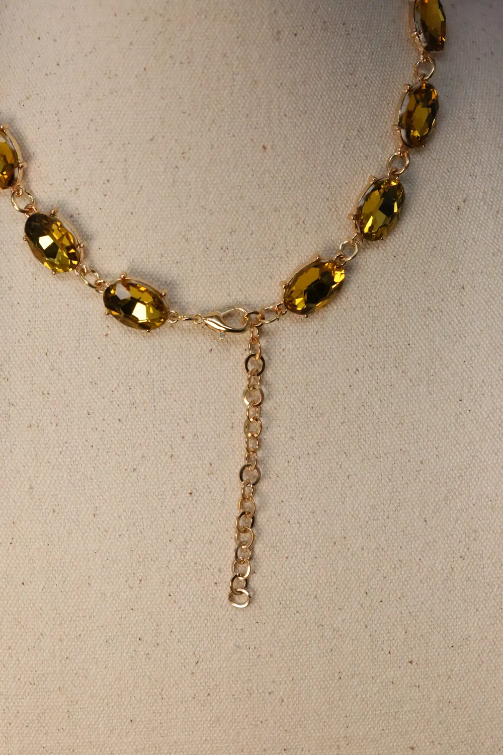Belinda Amethyst/Aquamarine/Citrine Crystal Statement Necklace