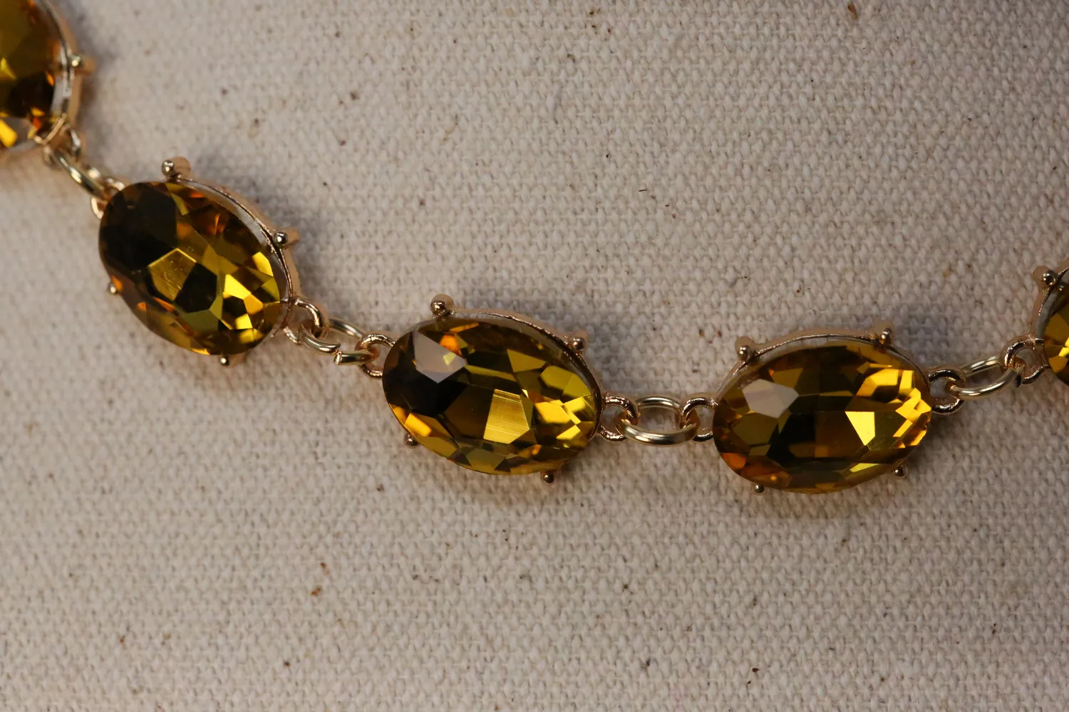 Belinda Amethyst/Aquamarine/Citrine Crystal Statement Necklace