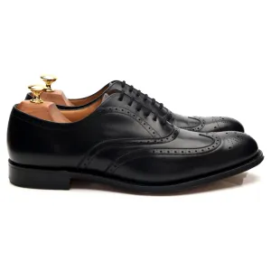 'Berlin' Black Leather Oxford Brogues UK 8 G