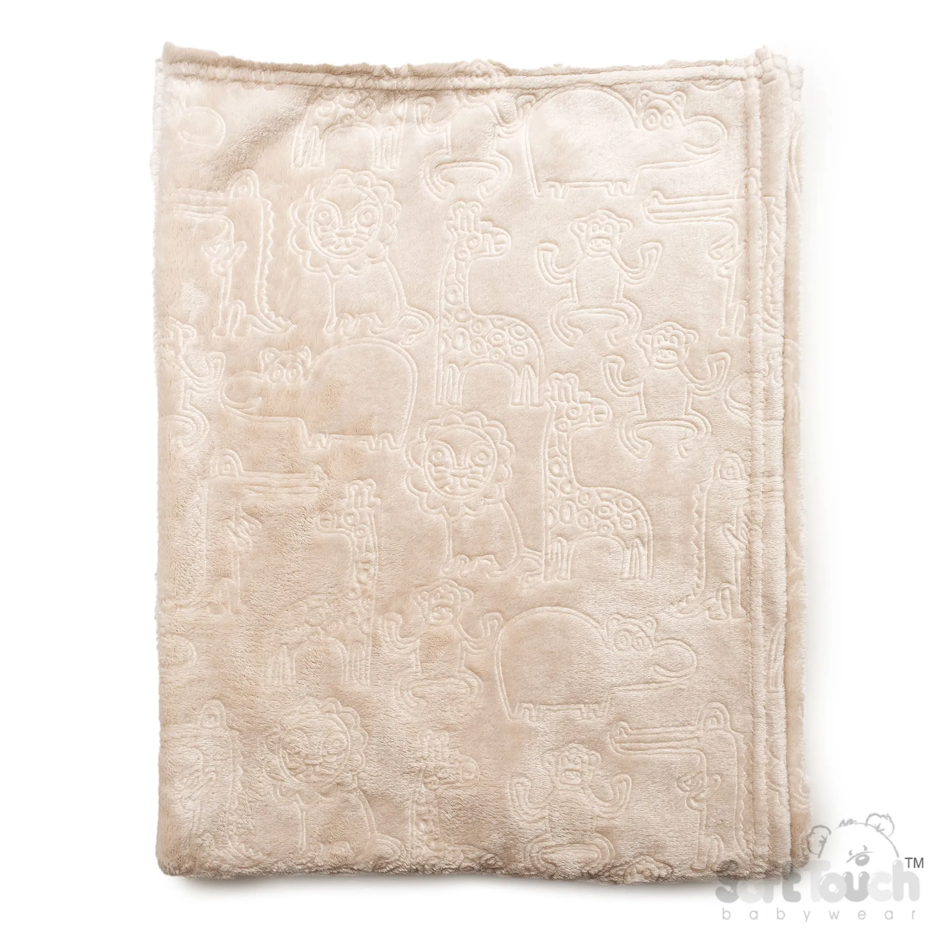 BISCUIT ANIMAL EMBOSSED WRAP - (PK6) FBP301-BI