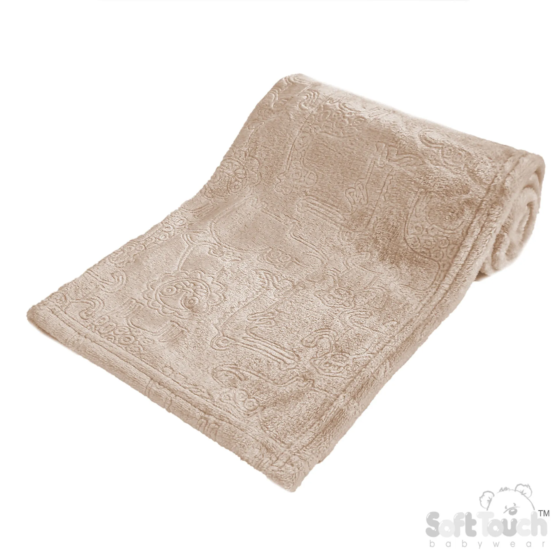 BISCUIT ANIMAL EMBOSSED WRAP - (PK6) FBP301-BI