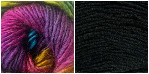 BLACK   PRISM Phoenix Cardigan Kit (Sizes Small/Medium or Large - X-Large)