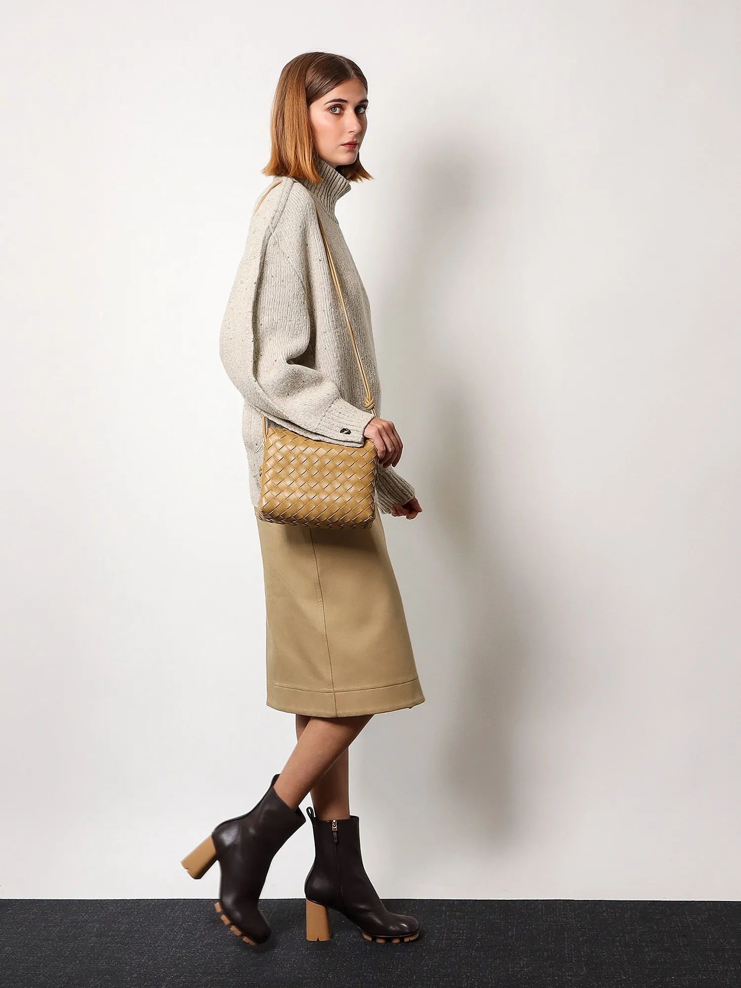 Bottega Veneta Leather Ankle Boots