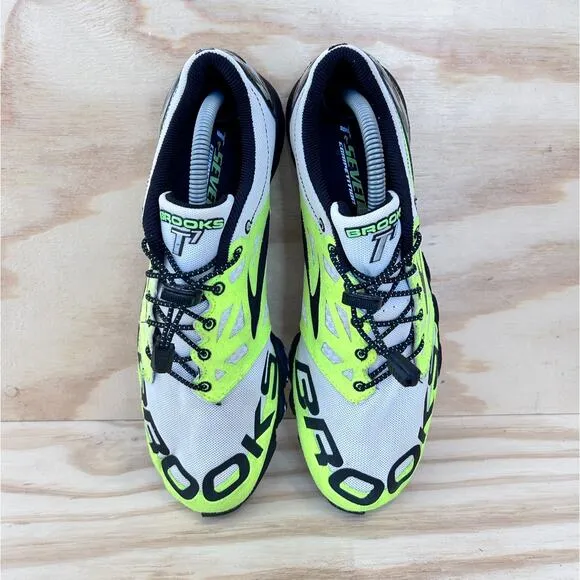 Brooks - T7 Racer - Running Shoes - Gray/Yellow - Men's - 10.5(U) - 1000191D371