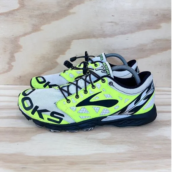 Brooks - T7 Racer - Running Shoes - Gray/Yellow - Men's - 10.5(U) - 1000191D371