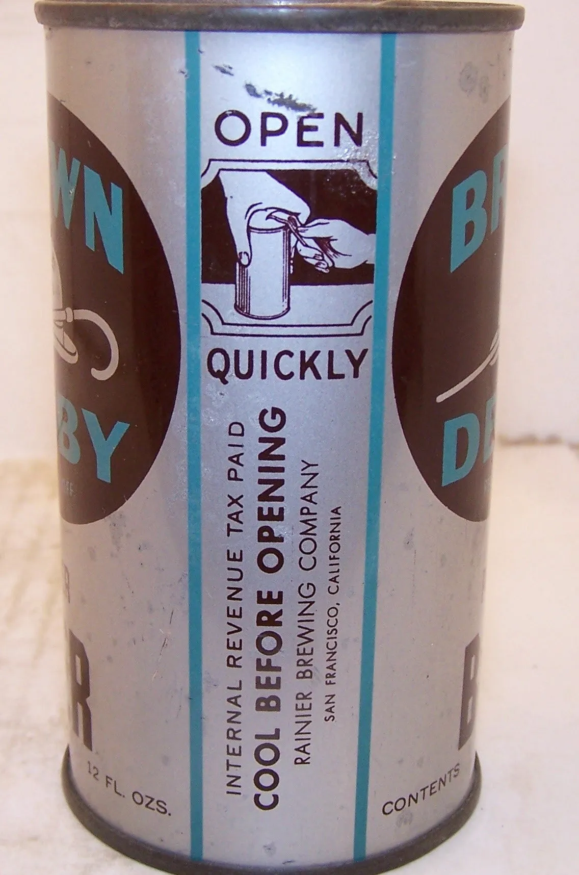 Brown Derby Pilsner Beer, Lilek page # 132, Grade 1/1- Sold 12/27/14