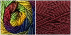 BURGUNDY   POEM - Embossed Phoenix Scarf KIT