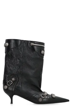 Cagole leather ankle boots