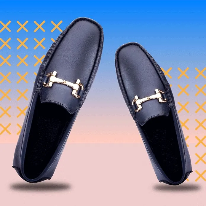 Casual Loafers with Faux Leather Upper and TPR Sole - JonasParamount