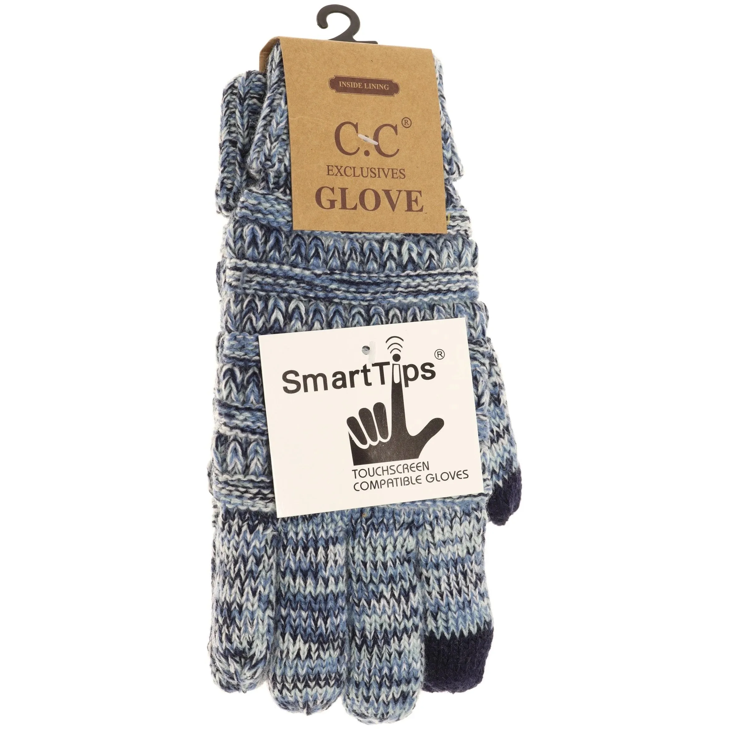 C.C Multi Color Ribbed Gloves