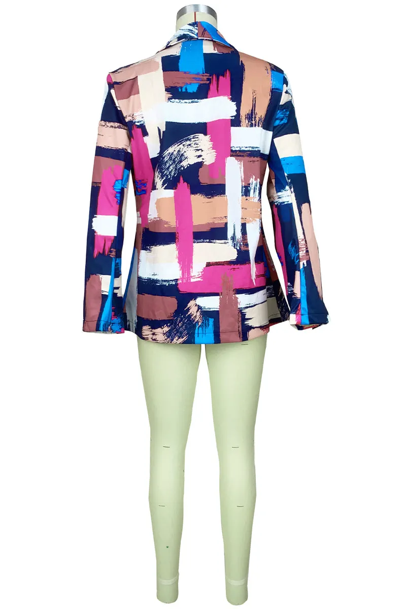 CH0327 Multi Color Blazer