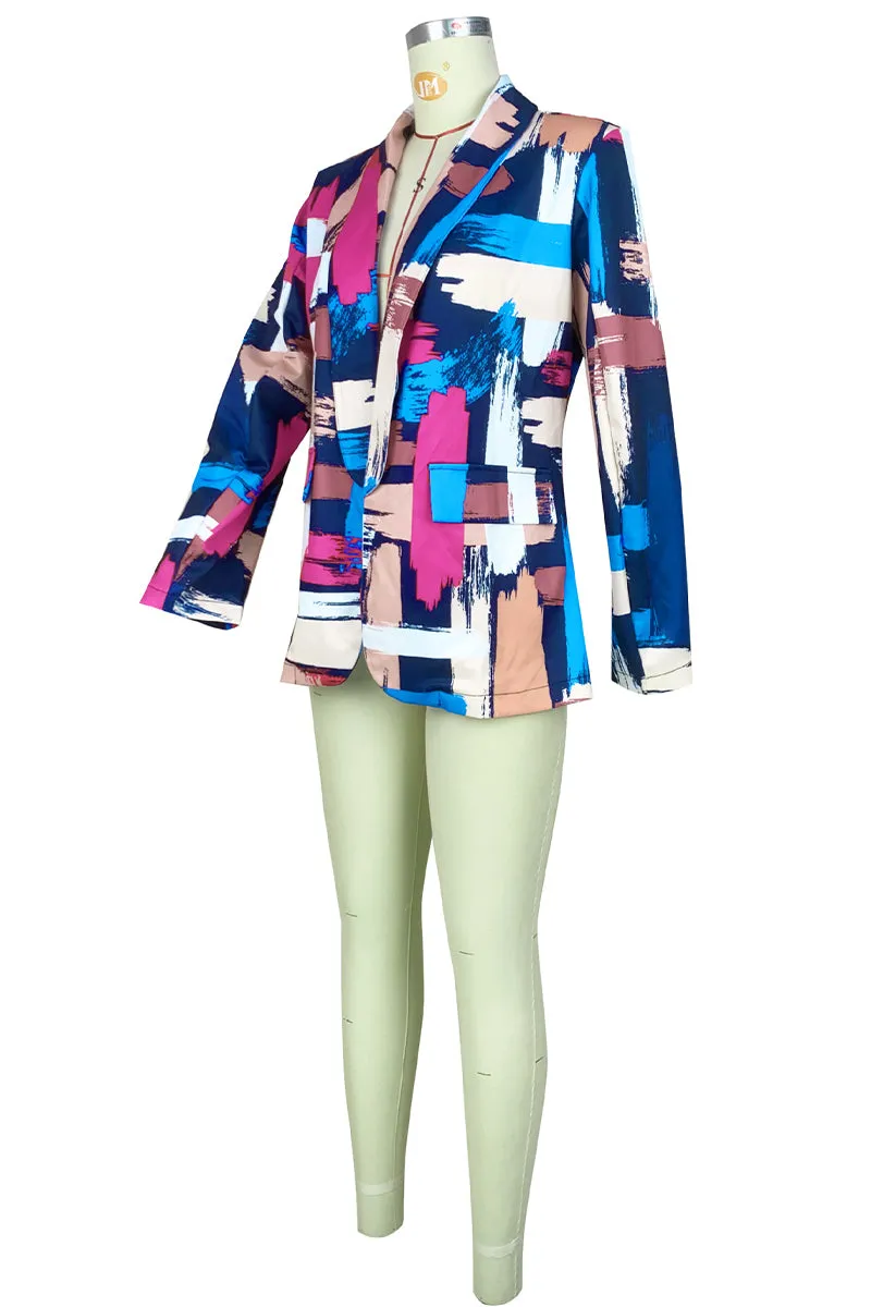 CH0327 Multi Color Blazer