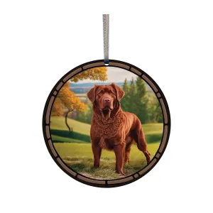Chesapeake Retriever Acrylic Window Ornament #SC320 by d'ears