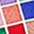 CL020302 | Multi Color Checkerboard Cufflink
