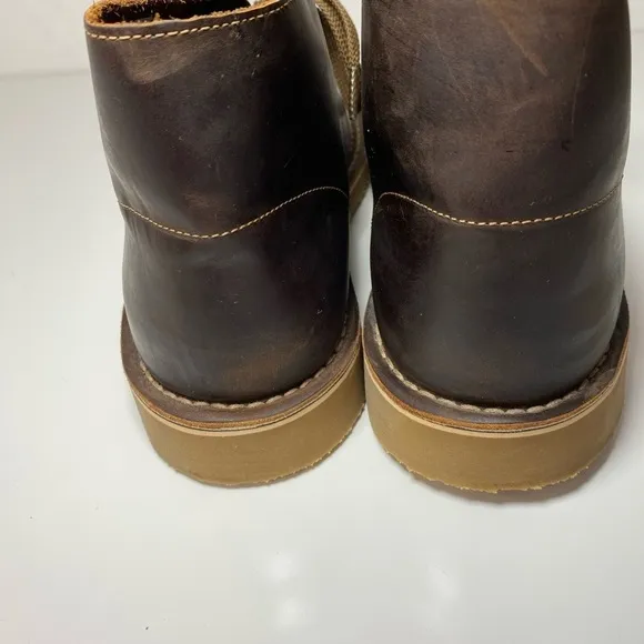 Clarks | Men's Classic Brown Leather Bushacre 2 Chukka Boots Sz 12 M