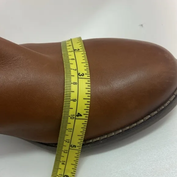 Clarks Womens HAMBLE HIGH Tan Leather Knee High Boots Size 6.5