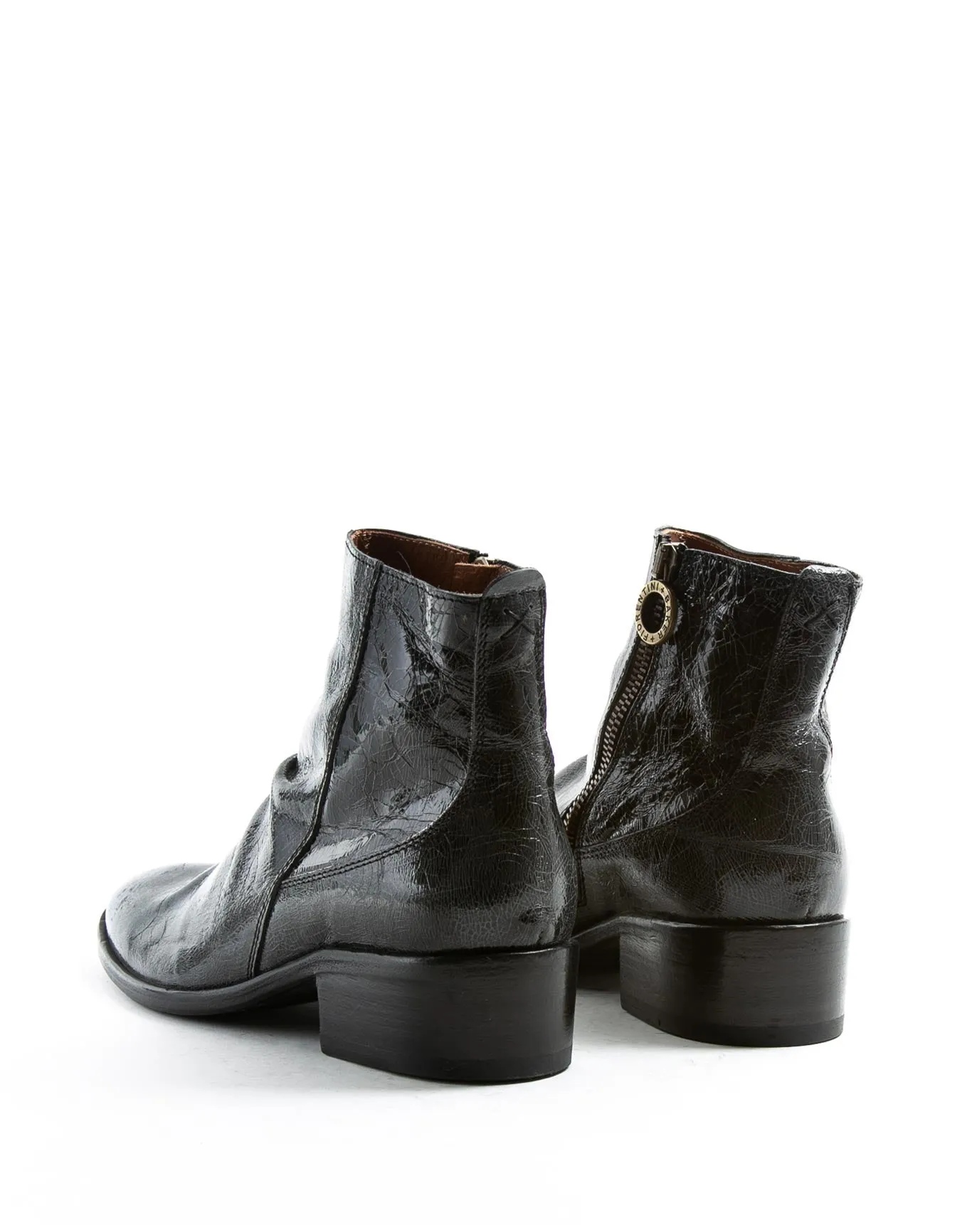CLAUS Black Leather Boots