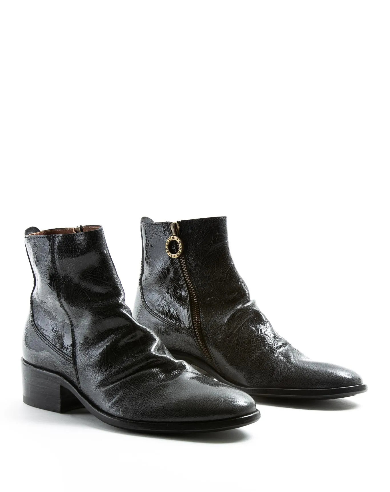 CLAUS Black Leather Boots