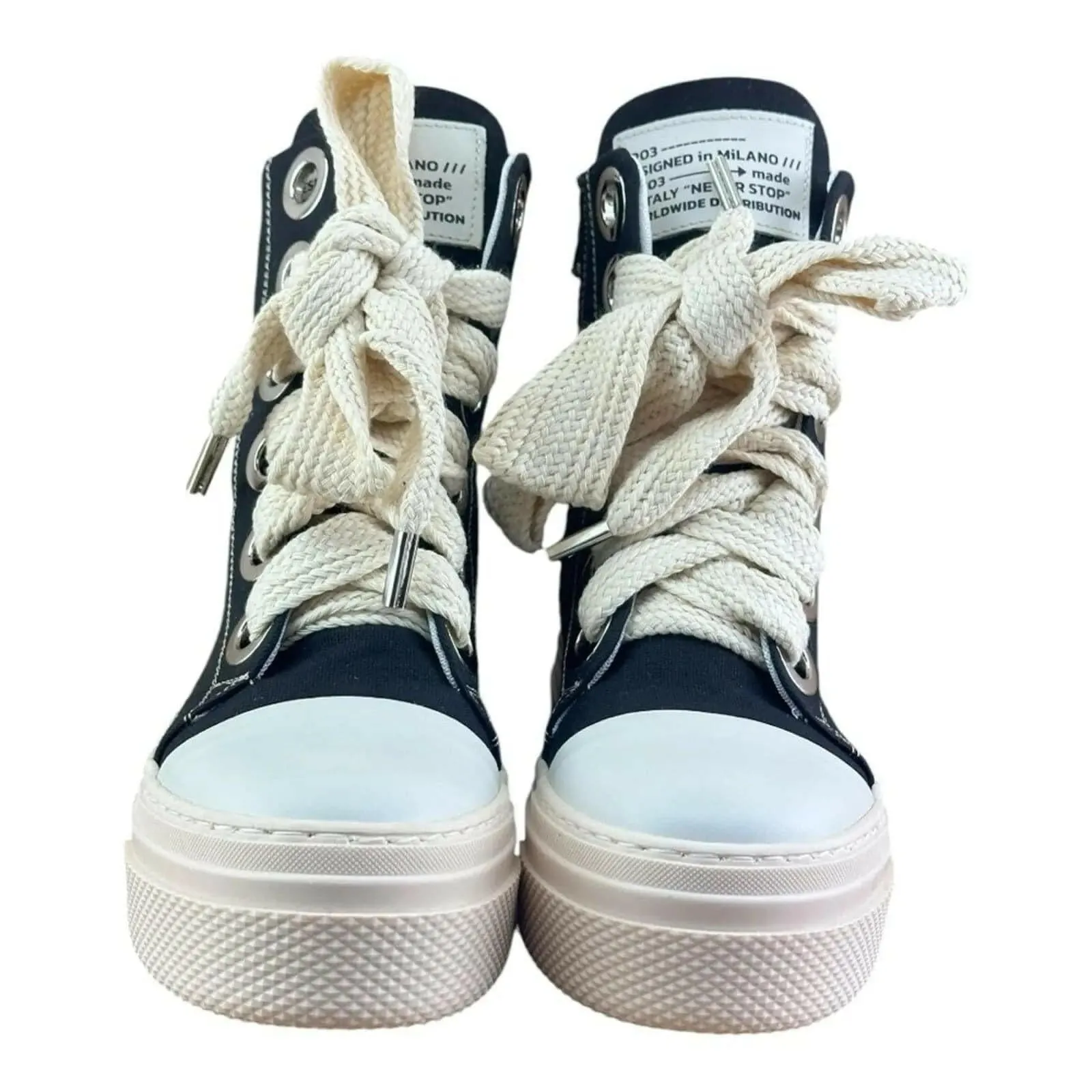 Cristianzerotre CRO3 Calipso 300  Canvas Black Boots
