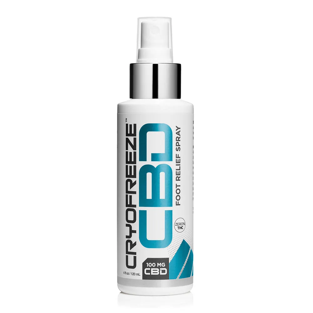 CryoFreeze CBD Cooling Relief Spray Display Unit