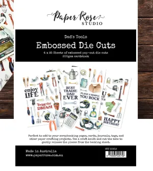 Dad’s Tools Embossed Die Cuts 30912 Paper Rose