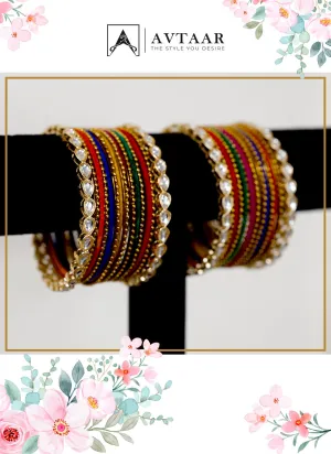 Dazzling Multi Color Bangles