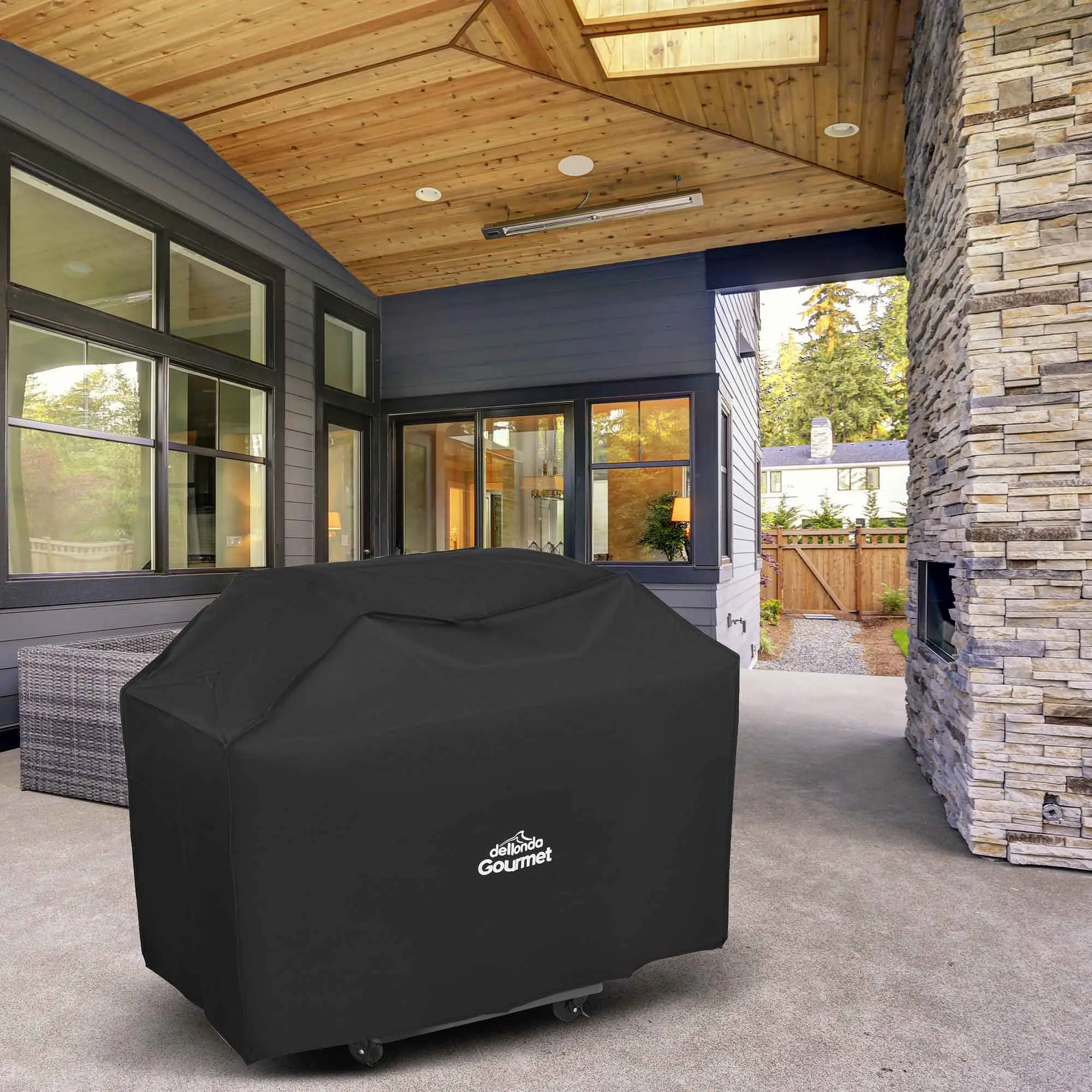 Deluxe Oxford Style Water-Resistant Cover for Barbecues, 1270 x 920mm - DG24
