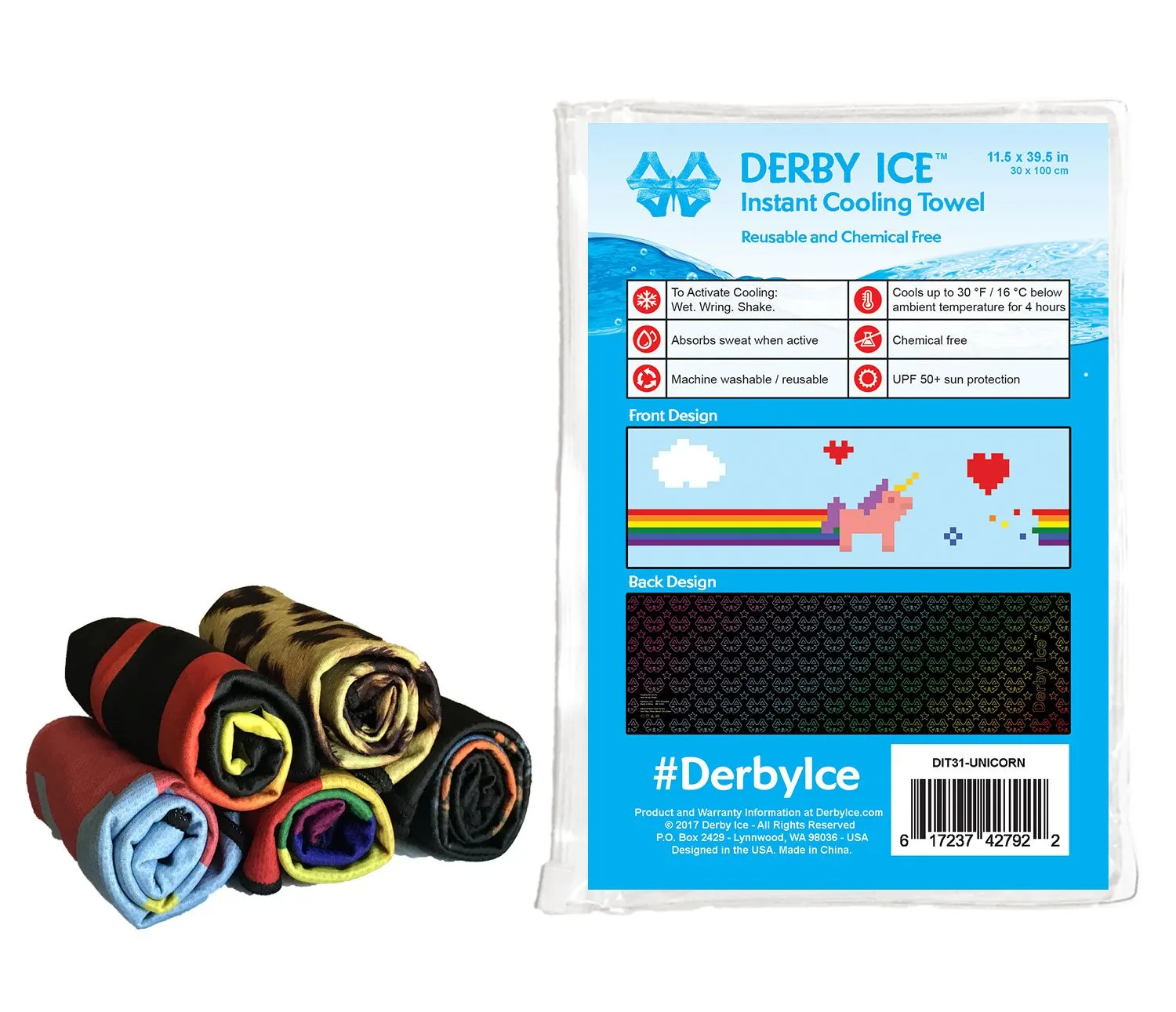 Derby Ice Towel - Green